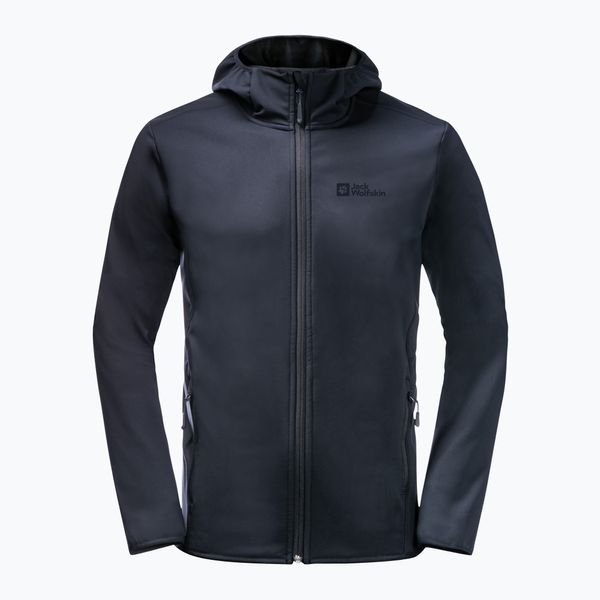 Jack Wolfskin Jack Wolfskin мъжко софтшел яке Bornberg Hoody тъмно синьо 1307471_1010