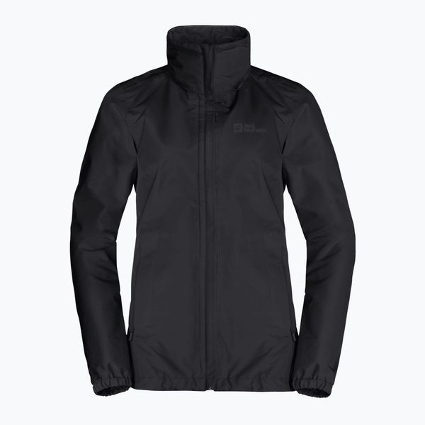 Jack Wolfskin Jack Wolfskin Stormy Point 2L дамско дъждобранно яке черно 1111202_6000