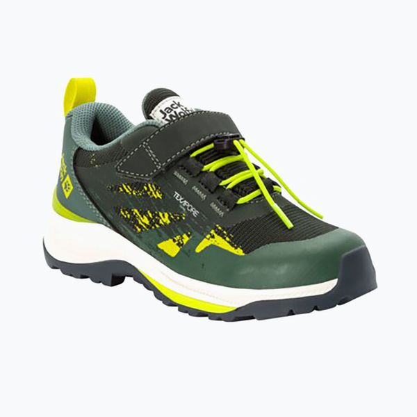 Jack Wolfskin Jack Wolfskin Vili Hiker Texapore Low детски туристически обувки зелени 4056831_4136_350