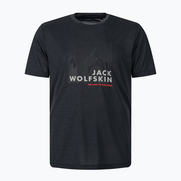 Jack Wolfskin Мъжка тениска Jack Wolfskin Hiking Graphic сива 1808761_6230