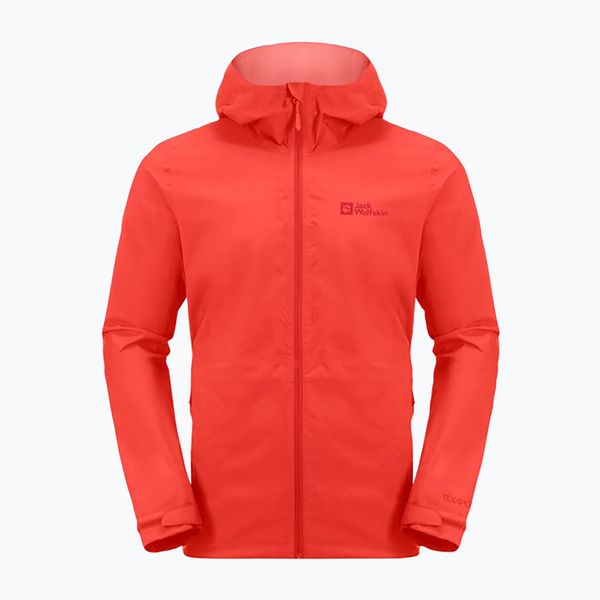 Jack Wolfskin Мъжко дъждобранно яке Jack Wolfskin Elsberg 2.5L червено 1115881_2193_003