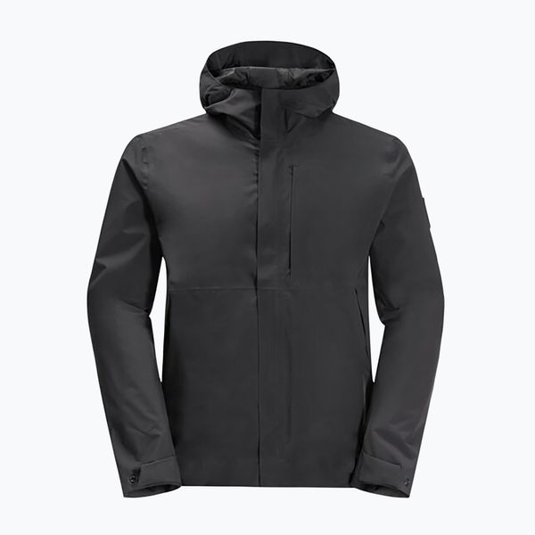 Jack Wolfskin Мъжко дъждобранно яке Mainkai на Jack Wolfskin, черно 1115761