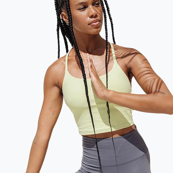 Joy in me Топ за йога за жени Joy in me Focus yellow 801554