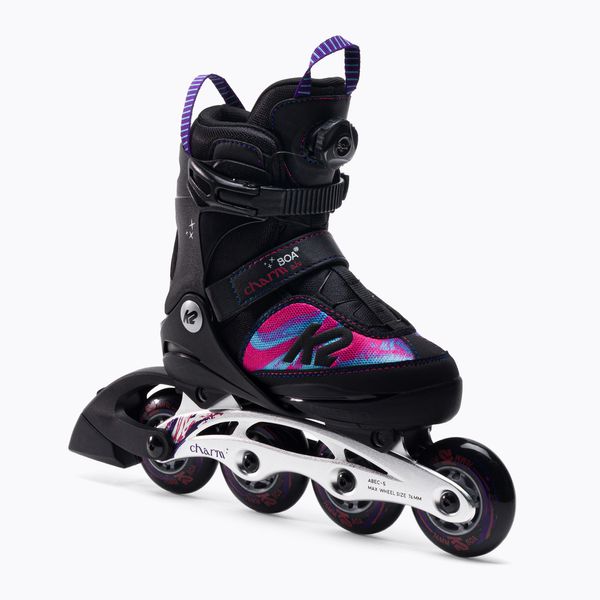 K2 Детски кънки K2 Charm Boa Alu colorful 30F0120