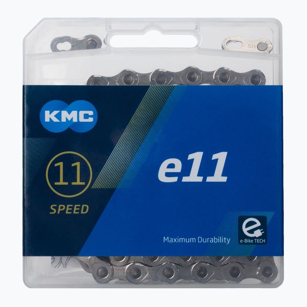 KMC Верига KMC e11x122 за eBike Silver BE11TNP22