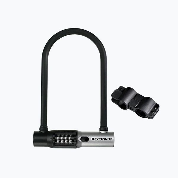 Kryptonite Ключалка за велосипед Kryptonite Kryptolok Combo Standard черна/сива K110415