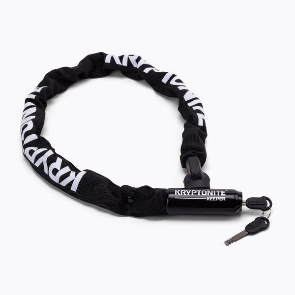 Kryptonite Ключалка за велосипедна верига Kryptonite черна Keeper 785 Integrated Chain