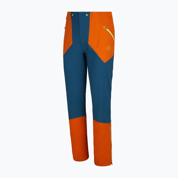 La Sportiva Мъжки панталони за трекинг LaSportiva Monument морско синьо и оранжево P61639208
