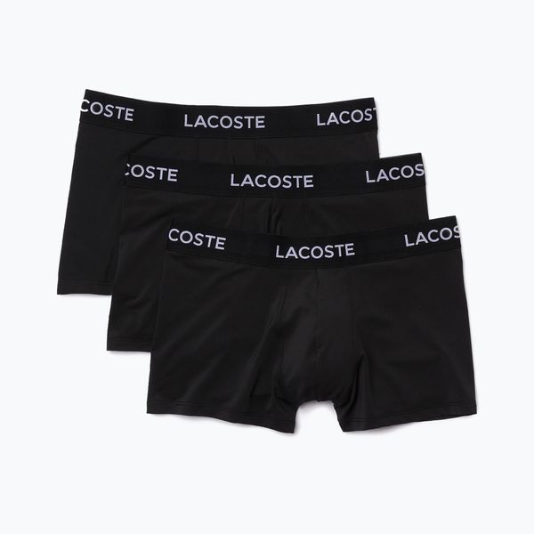 Lacoste Мъжки боксерки Lacoste 3-pack black 5H9623