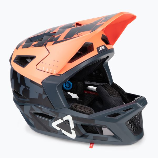 Leatt Leatt MTB 4.0 Gravity V22 оранжево-черна велосипедна каска 1022070512