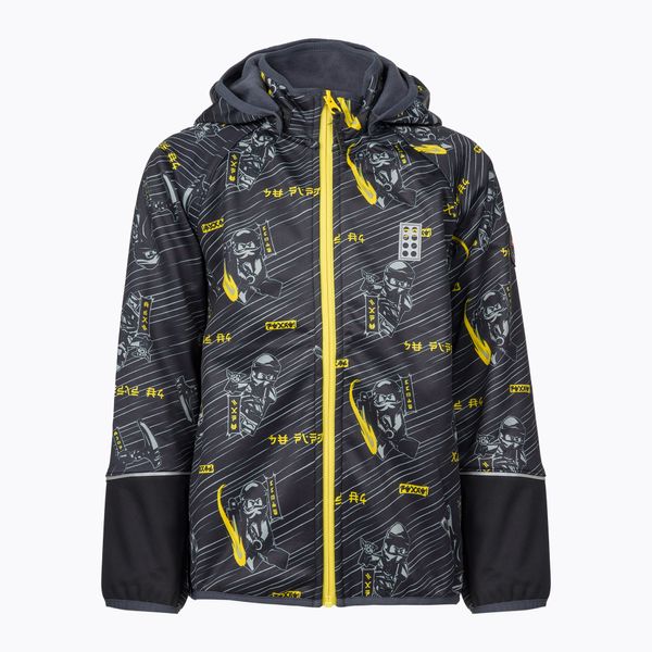 LEGO Детско софтшел яке LEGO Lwsejoun 602 black 11010495