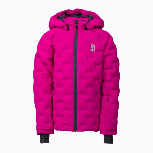 LEGO LEGO Lwjipe 706 тъмнорозово детско пухено яке 22879