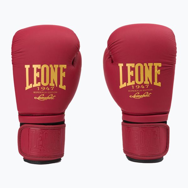 Leone 1947 Боксови ръкавици Leone Bordeaux maroon GN059X