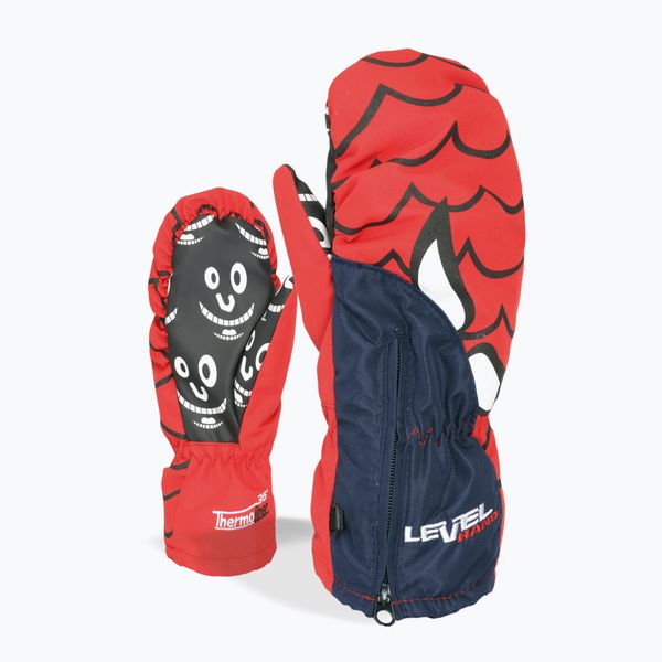 Level Level Детска ски ръкавица Lucky Mitt червена 4146JM.20