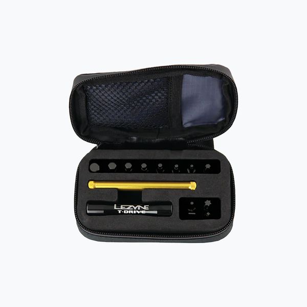 Lezyne Ключ за велосипед Lezyne T-Drive в черно и златно 1-MT-TDR-V104T12