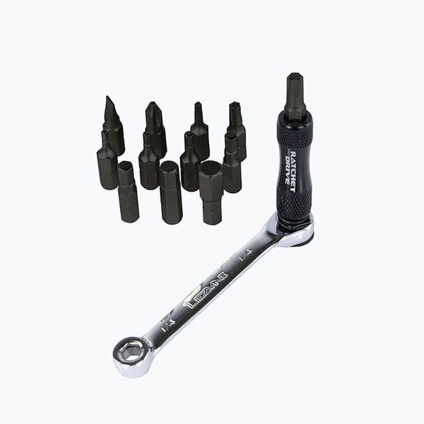 Lezyne Комплект тресчотки Lezyne за велосипед с ключове черен 1-MT-RTDR-V106