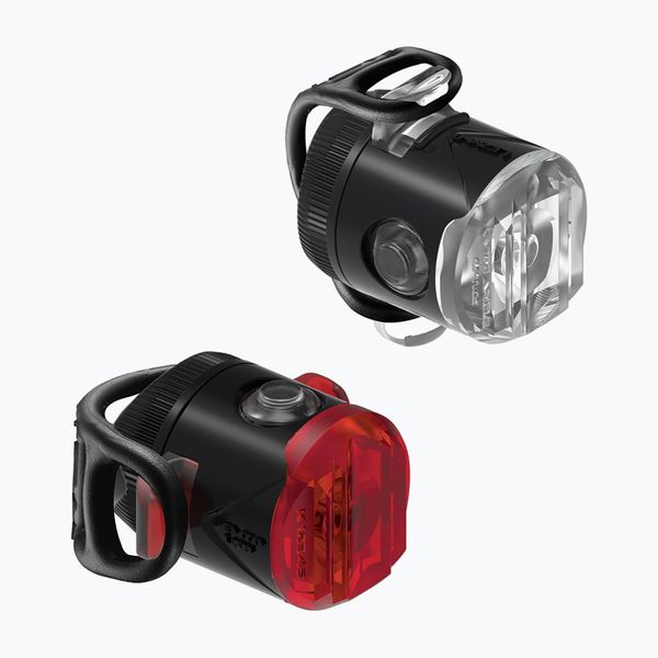 Lezyne Lezyne комплект от велосипедни светлини LED FEMTO DRIVE USB PAIR черен LZN-1-LED-31P-V104