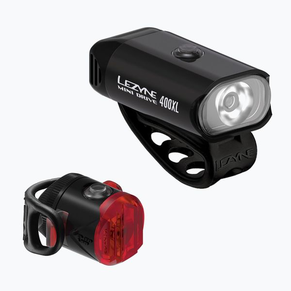 Lezyne Lezyne комплект светлини за велосипед MINI DRIVE 400, FEMTO DRIVE, usb черен LZN-1-LED-24P-V304
