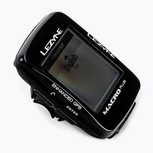Lezyne LEZYNE MACRO PLUS GPS брояч за велосипеди черен LZN-1-GPS-MACRO-V204