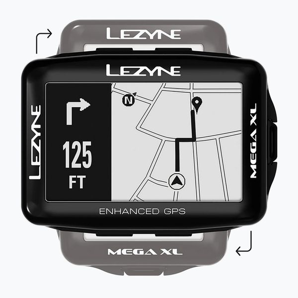 Lezyne LEZYNE MEGA XL GPS HRSC Комплект броячи за велосипеди с натоварване черен LZN-1-GPS-MEGAXL-V204-HS