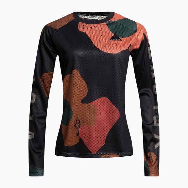 Maloja Дамска колоездачна фланелка Maloja ElferkofelM LS зелена-цветна 35197