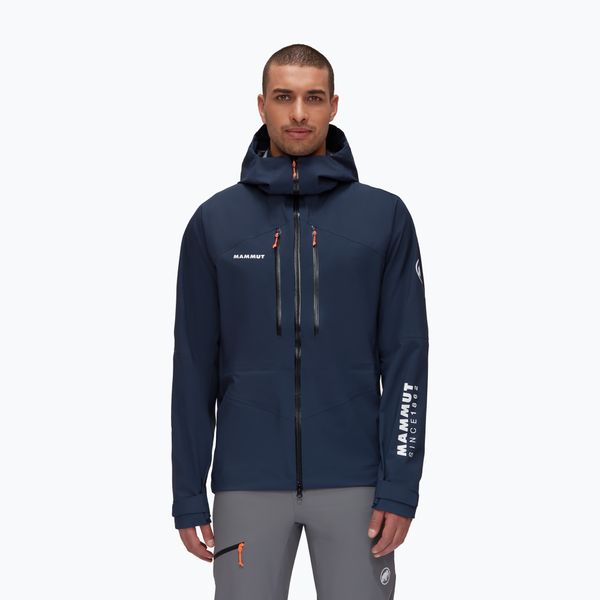 MAMMUT Куртка с твърда черупка MAMMUT 160 Years Taiss HS granatowa