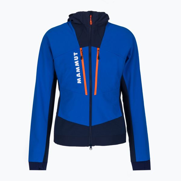 MAMMUT Мъжко софтшел яке Mammut Aenergy SO Hybrid синьо-зелено