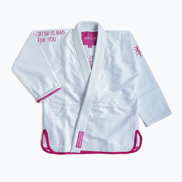 MANTO GI за бразилско жиу-житцу MANTO Балаклава за мъже бяла MNG982_WHT/PIN