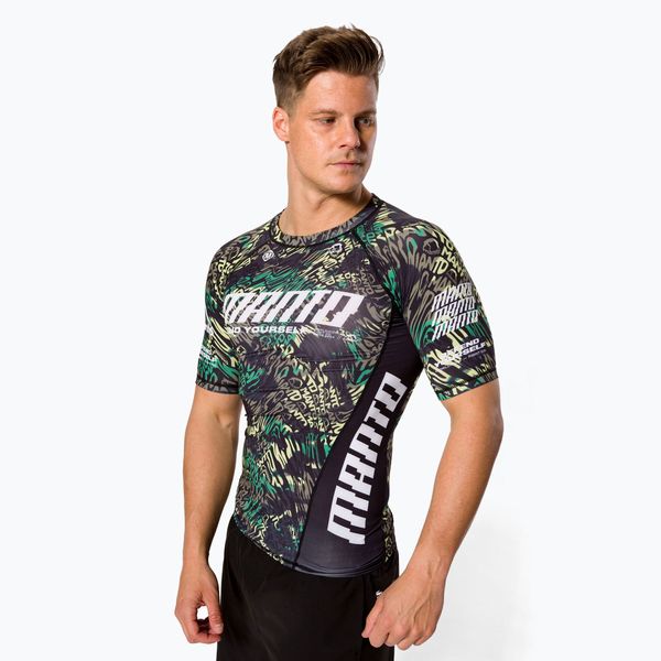 MANTO MANTO Distort мъжка тениска за обтриване черно MNR509