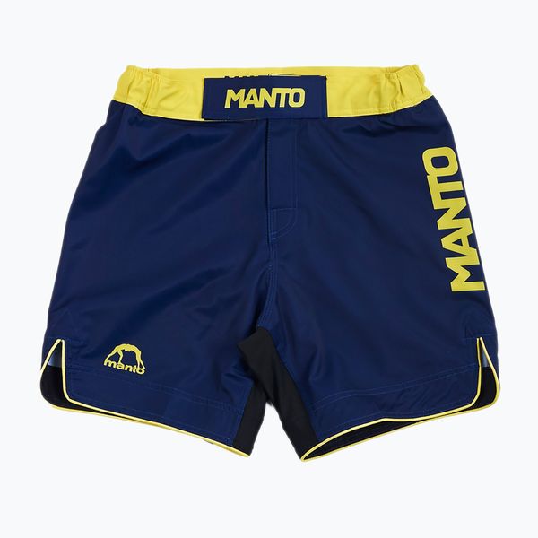 MANTO Мъжки къси панталони за тренировка MANTO Stripe 2.0 navy blue MNS002_NAV_2S