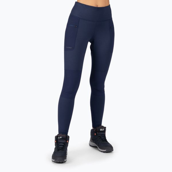 Marmot Дамски панталон за трекинг Winter Mountain Active Hybrid Tight тъмно синьо M13286