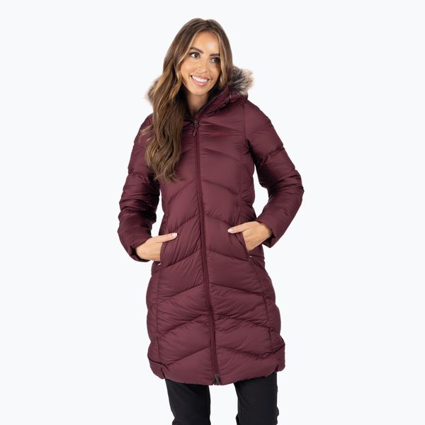 Marmot Marmot дамско пухено яке Montreaux Coat maroon 78090