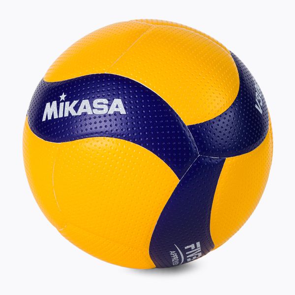 Mikasa Mikasa Волейболна топка в жълто и синьо V300W