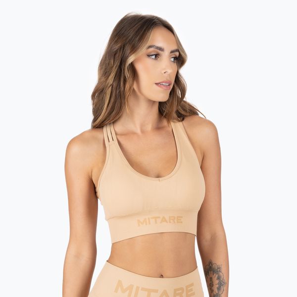 MITARE Дамски безшевен сутиен за тренировка MITARE Sunny beige K114