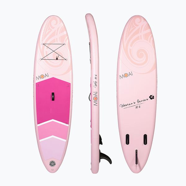 MOAI MOAI Woman Series 10'6"x32"x6" розова SUP дъска M-21106WS