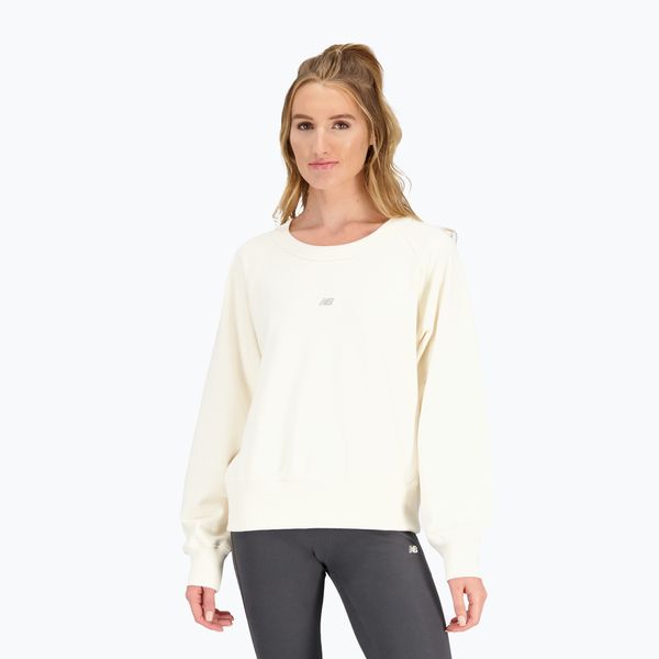 New Balance Дамски суитшърт за тренировки New Balance Athletics Remastered French Terry Crewneck сив WT31500GIE