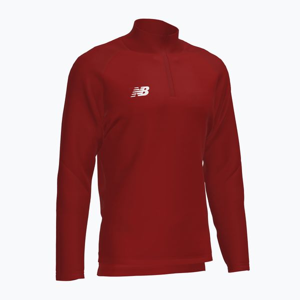 New Balance Детски футболен суитшърт New Balance Training 1/4 Zip Плетено бордо NBEJT9035