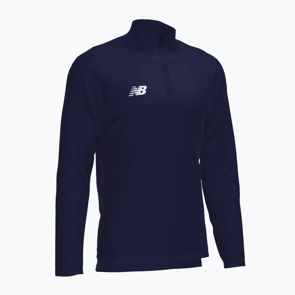 New Balance Детски футболен суитшърт New Balance Training 1/4 Zip Плетено тъмносиньо NBEJT9035