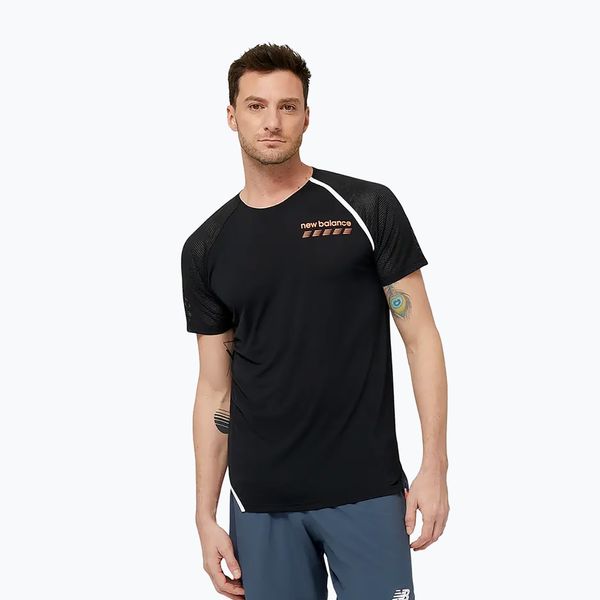 New Balance Мъжка тениска за бягане New Balance Top Accelerate Pacer black MT31241BK