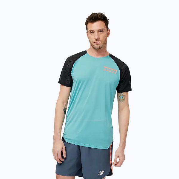 New Balance Мъжка тениска за бягане New Balance Top Accelerate Pacer blue MT31241FAD