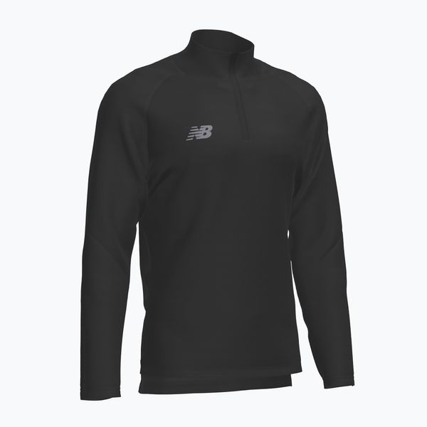New Balance Мъжки футболен суитшърт New Balance Training 1/4 Zip Плетено черно NBEMT9035