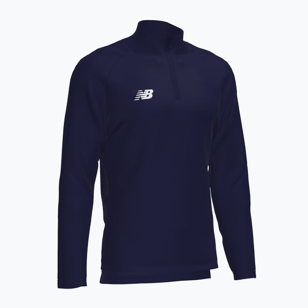 New Balance Мъжки футболен суитшърт New Balance Training 1/4 Zip Плетено тъмносиньо NBEMT9035