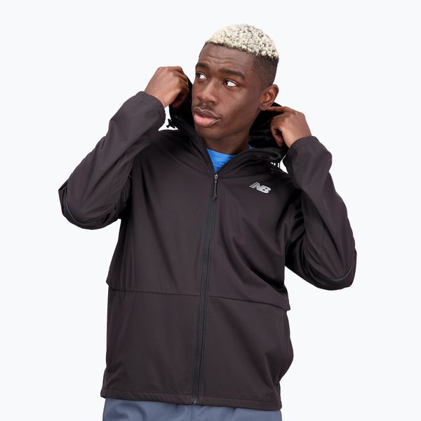 New Balance New Balance Impact Run Water Defy мъжко яке за бягане черно NBMJ21266BK