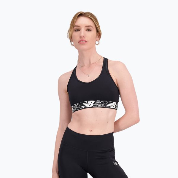 New Balance New Balance NB Pace Bra 3.0 фитнес сутиен черен NBWB11034