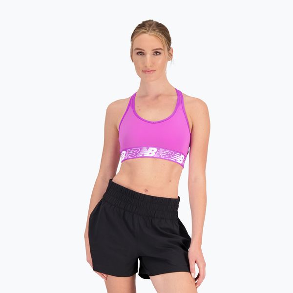 New Balance New Balance NB Pace Bra 3.0 фитнес сутиен лилав NBWB11034