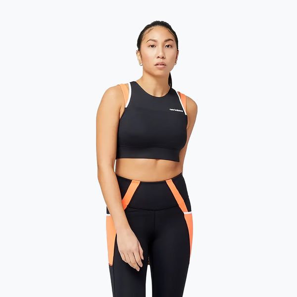 New Balance New Balance Shape Shield Crop сутиен за бягане черен WB21110NDF