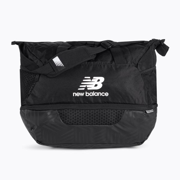 New Balance Тренировъчна чанта New Balance Team Base Holdall в черно и бяло NBBG93909GBKW