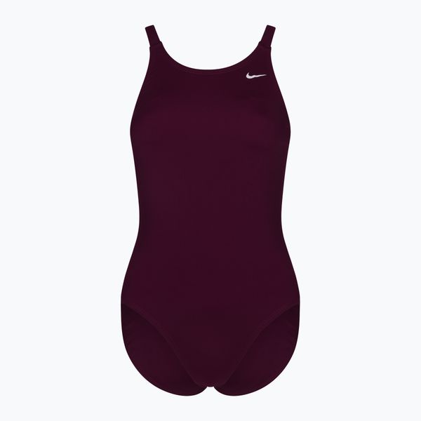 Nike Дамски бански костюм Nike Hydrastrong Solid burgundy NESSA001