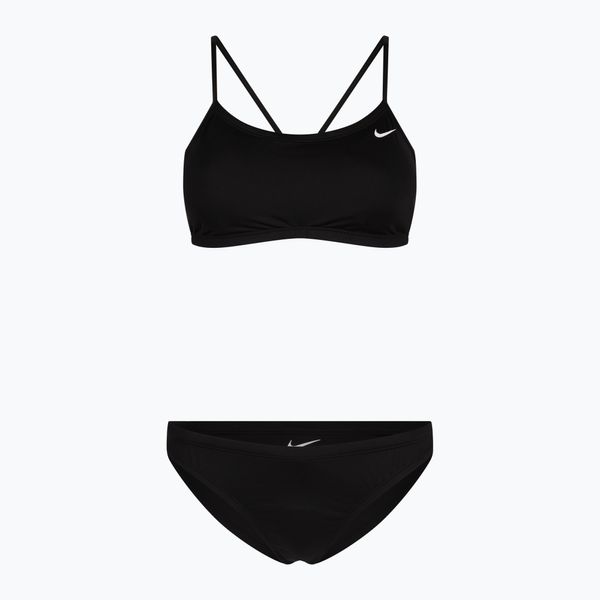 Nike Дамски бански костюм от две части Nike Essential Racerback Bikini black NESSA211