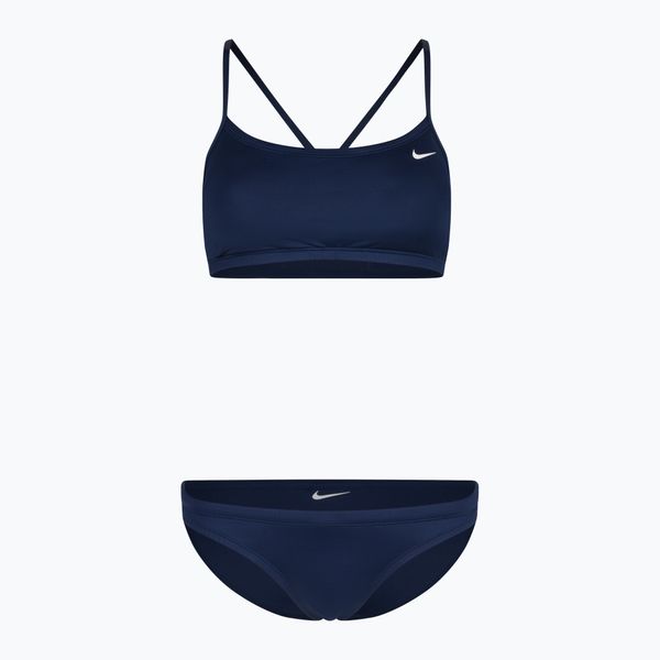 Nike Дамски бански костюм от две части Nike Essential Sports Bikini navy blue NESSA211